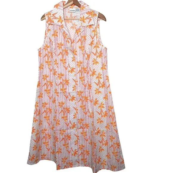 lane bryant orange dress CASUAL WRAP DRESS 1147749